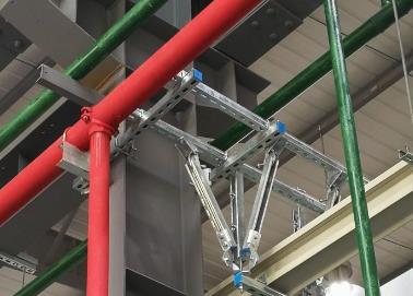 陵川该抗震支架的整体式支吊架结构协调性好